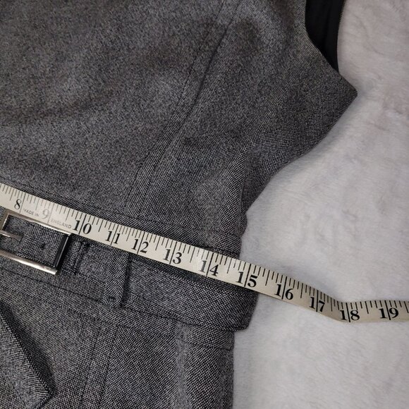 Hugo Boss Grey Sleeveless Shift Dress, fully lined - Picture 3 of 5